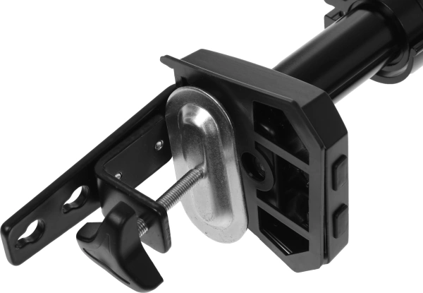 Кронштейн для мониторов ЖК Buro M8 черный 17"-27" макс.9кг крепление к столешнице поворот и наклон