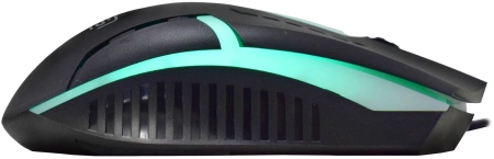 Мышь Оклик 398G черный оптическая (1000dpi) USB (3but)
