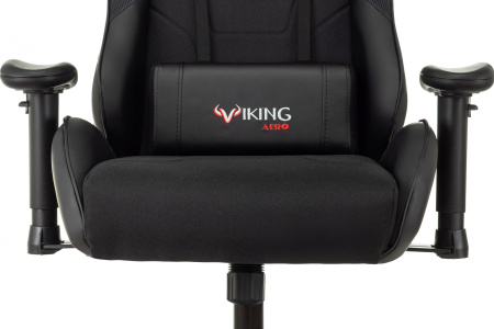 Кресло игровое Zombie VIKING 4 AERO Edition черный текстиль/эко.кожа с подголов. крестов. пластик