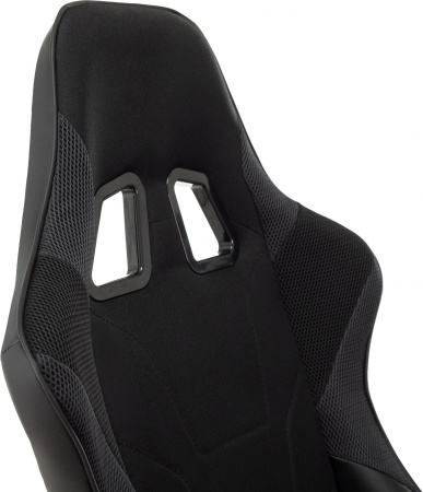 Кресло игровое Zombie VIKING 4 AERO Edition черный текстиль/эко.кожа с подголов. крестов. пластик