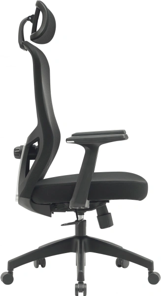 Кресло Cactus CS-MC515-BK черный сиденье черный сетка/ткань с подголов. крестов. пластик пластик черный