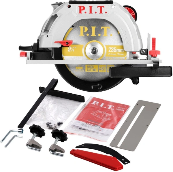 Циркулярная пила (дисковая) P.I.T. PKS235-C 2200Вт (ручная)
