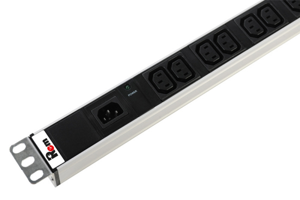 Блок распределения питания Rem Rem-10 R-10-10C13-I-440-Z гор.размещ. 10xC13 базовые 10A C14