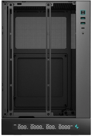 Корпус Deepcool CH170 Digital черный без БП miniITX 6x120mm 2xUSB3.0 audio bott PSU