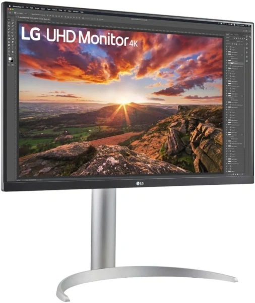 Монитор LG 27" UltraFine 27UP850N-W белый IPS LED 16:9 HDMI M/M матовая HAS Piv 400cd 178гр/178гр 3840x2160 60Hz DP 4K USB 5.9кг