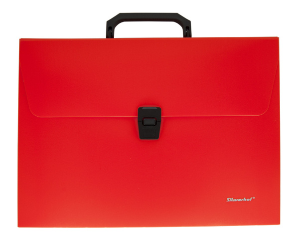 Портфель Silwerhof 322715-04 1 отдел. A4 пластик оранжевый неон