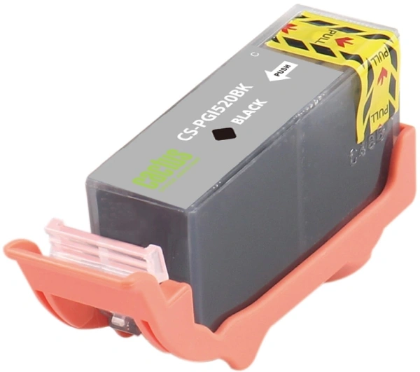 Картридж струйный Cactus CS-PGI520BK черный пигментный (16мл) для Canon Pixma MP540/MP550/MP620/MP630/MP640/MP660/MP980/MP990/MX860/iP3600/iP4600/iP4700