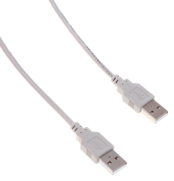 Кабель Buro BHP RET USB_AM18 USB A(m) USB A(m) 1.8м серый блистер