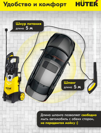 Минимойка Huter W165-QL 1900Вт (70/8/12)