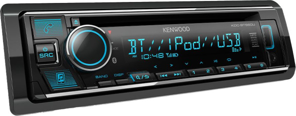 Автомагнитола Kenwood KDC-BT660U 1DIN 4x45Вт v4.2 DSP 3 RDS