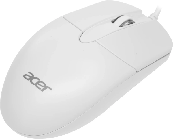 Мышь Acer OMW300 белый оптическая (1200dpi) USB (3but)