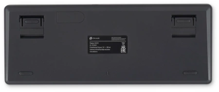 Клавиатура Оклик K615X механическая серый/серебристый USB slim Multimedia for gamer LED (1934413)