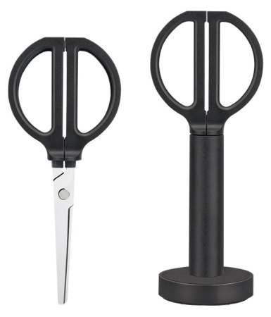 Ножницы Deli ENS051BLACK Nusign офисные 170мм ручки пластиковые титановое покрытие сталь черный
