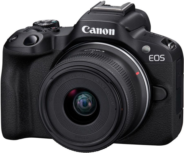 Фотоаппарат Canon EOS R50 черный 24.2Mpix 2.95" 4K WiFi RF-S 18-45mm IS STM LP-E6NH