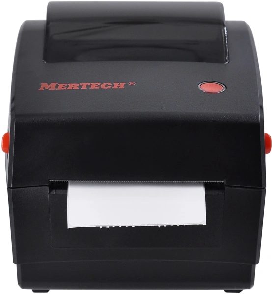 Термопринтер Mertech DT80 ZEMA (4647) 203dpi 180мм/с/USB/Eth для печ.накл. черный/оранжевый