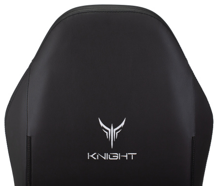 Кресло игровое Knight Neon черный соты эко.кожа с подголов. крестов. металл