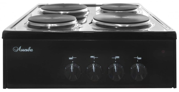 Плита Электрическая Лысьва ПЭН 40М черный стеллаж в компл. эмаль (настольная)