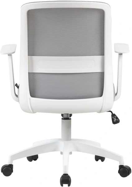 Кресло Cactus CS-WMC333-GY серый сиденье серый сетка/ткань низк.спин. крестов. пластик пластик белый