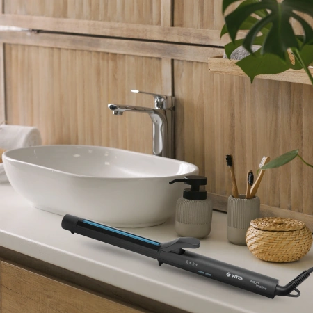 Щипцы Vitek Aquamarine VT-2313 60Вт разноцветный макс.темп.:200С покрытие:керамическое