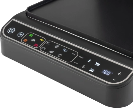 Электрогриль Hyundai HYG-7000 2000Вт серебристый/черный