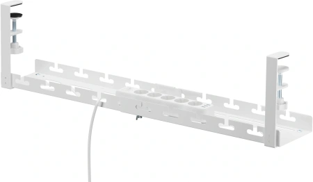 Кабель-канал Cactus CS-CM-700-1WT для столов 72.8x13x19см белый