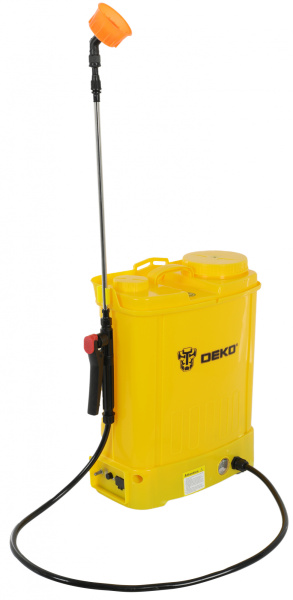 Опрыскиватель Deko DKSP12 аккум. ранц. 14л желтый (065-0955)