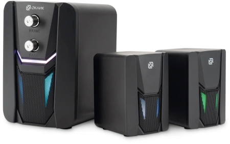 Колонки Оклик OK-423 2.1 черный 11Вт
