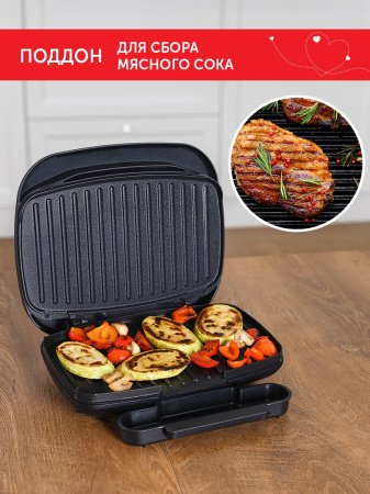 Электрогриль Scarlett SC-EG350M08 1000Вт черный