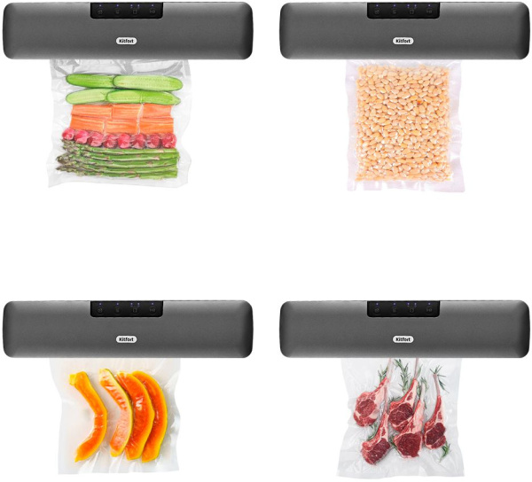 Вакуумный упаковщик Kitfort КТ-1527 95Вт черный