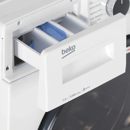 Стиральная машина Beko WSPE7H616W класс: A+++ загр.фронтальная макс.:7.5кг белый