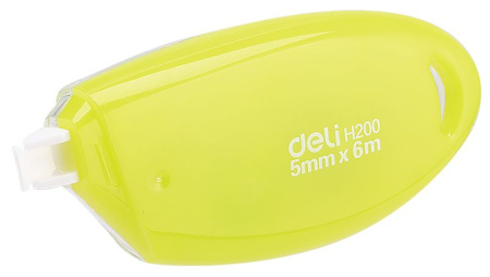 Лента коррект. Deli EH20001 6мх5мм ассорти корпус белый блистер