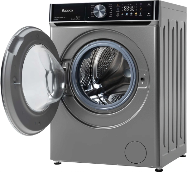 Стиральная машина Бирюса WM-SC1214/15 S класс: A+++ загр.фронтальная макс.:12кг серебристый инвертер