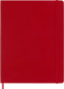 Блокнот Moleskine CLASSIC QP090F2 XLarge 190х250мм 192стр. линейка твердая обложка красный