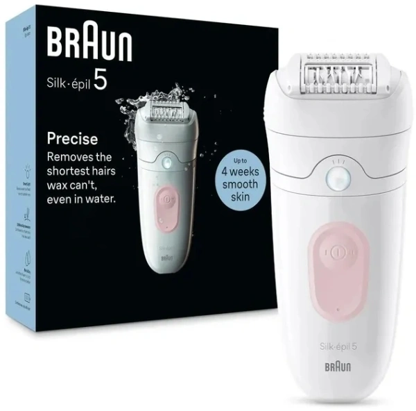 Эпилятор Braun SE5-000 скор.:2 насад.:5 от электр.сети белый