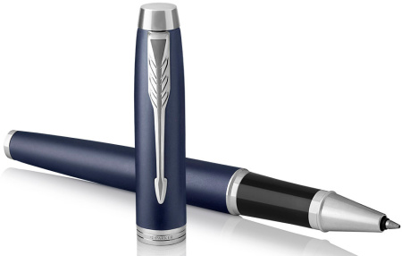 Ручка роллер Parker IM Core T321 (CW1931661) Matte Blue CT F черн. черн. подар.кор.
