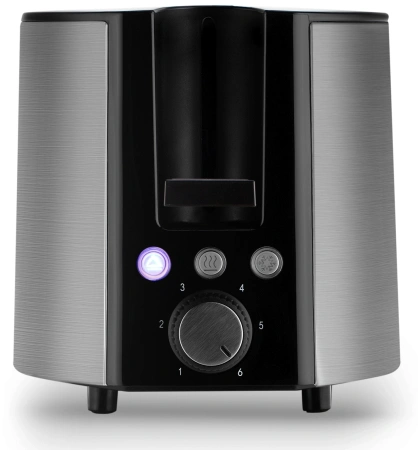 Тостер Vitek VT-7159 750Вт серебристый/черный