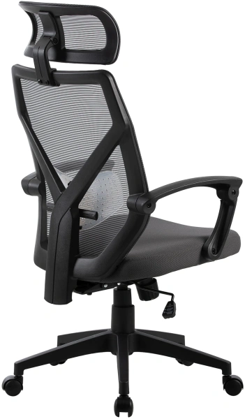 Кресло Cactus CS-MC414-GY черный/серый сетка/ткань