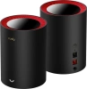 Бесшовный Mesh роутер Cudy M3000 (M3000(2-PACK)) AX3000 100/1000/2500BASE-T черный (упак.:2шт)