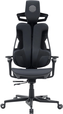 Кресло Cactus CS-CHR-DUO-BBK черный кожзам