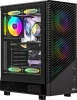 Корпус Formula Mana Geometry черный без БП ATX 4x120mm 1xUSB3.0 audio bott PSU