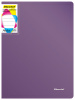 Папка с 20 прозр.вклад. Silwerhof Perlen 292921-73 A4 0.8мм карман сиреневый металлик