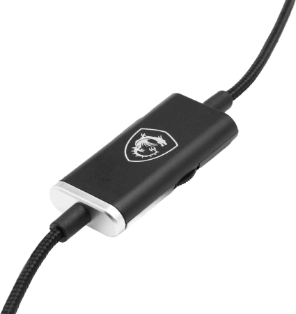 Наушники с микрофоном MSI Immerse GH20 черный 1.5м накладные (S37-2101060-SV1)