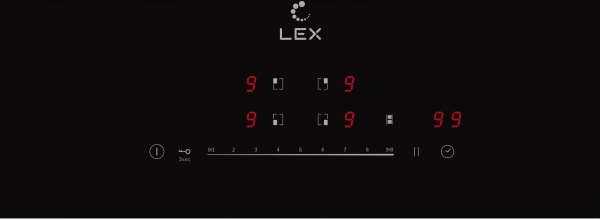 Индукционная варочная поверхность Lex EVI 641A BL черный