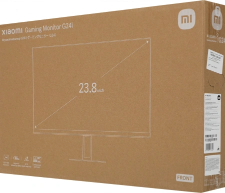 Монитор Xiaomi 23.8" Monitor G24i черный IPS LED 16:9 HDMI матовая 1000:1 250cd 178гр/178гр 1920x1080 180Hz FreeSync DP FHD 3кг