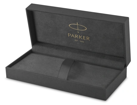 Ручка шариков. Parker Duofold K307 Prestige (1931373) Blue Chevron GT M черн. черн. подар.кор.