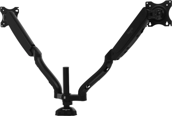 Кронштейн для мониторов ЖК Buro M8 черный 17"-27" макс.9кг крепление к столешнице поворот и наклон