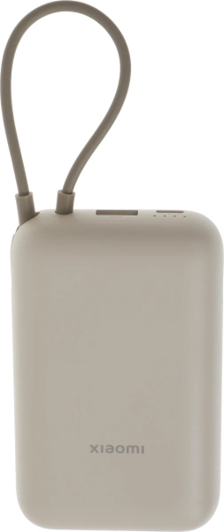 Мобильный аккумулятор Xiaomi BHR9072GL 10000mAh 22.5W 3A USB-A/USB-C бежевый