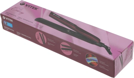 Выпрямитель Vitek VT-2294 58Вт разноцветный макс.темп.:200С покрытие:керамическое