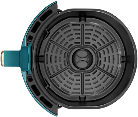 Аэрогриль Hyundai HYF-3553 1350Вт темно-зеленый/золотистый