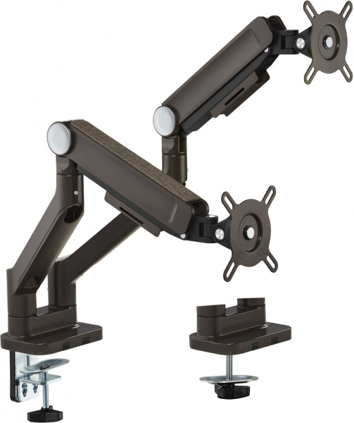 Кронштейн для мониторов Ultramounts UM733BR черный/коричневый 17"-32" макс.8кг крепление к столешниц